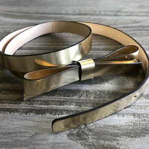 Kate Spade Bow Belt - Gold